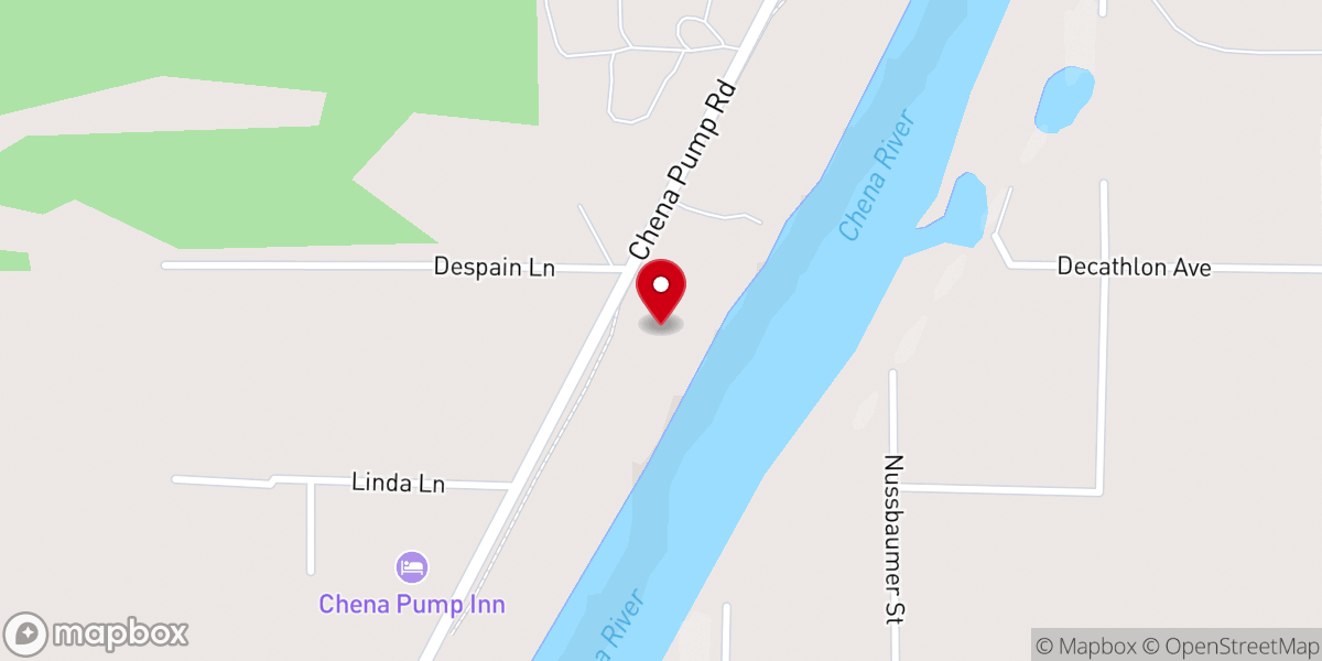 Map showing location of Faith Baptist Church