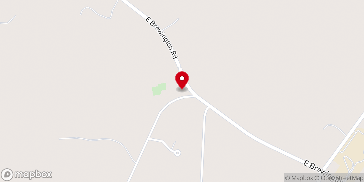 Map showing location of Concord Presbyterian Church