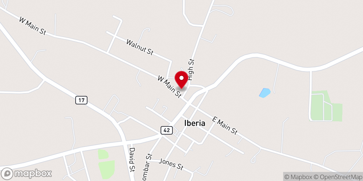 Map showing location of Nazarene Church