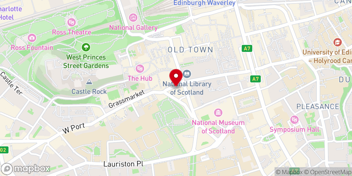 Map showing location of The Magdalen Chapel
