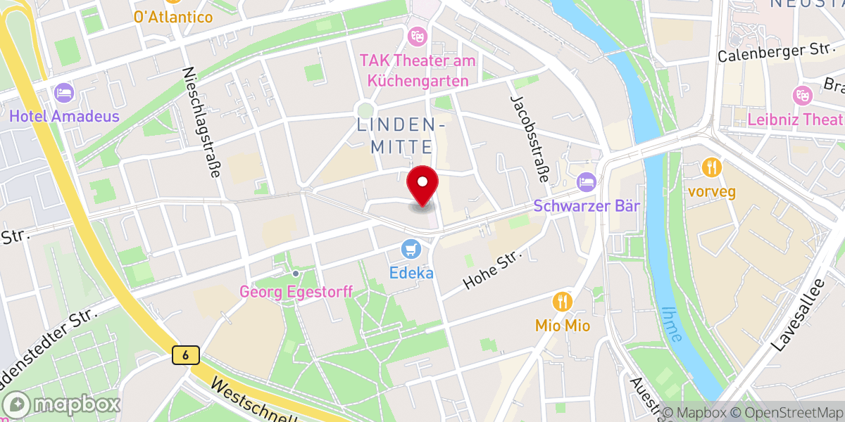 Map showing location of dreisechzehn, Stadtkirche Hannover