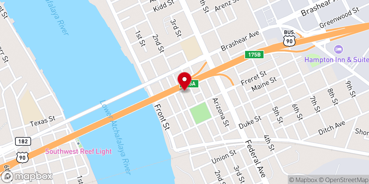 Map showing location of Trinity Episcopal Church