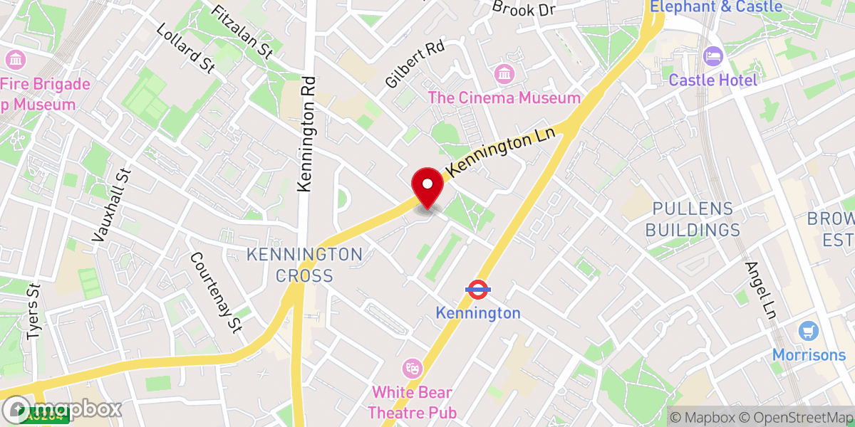 Map showing location of Emmanuel City Church