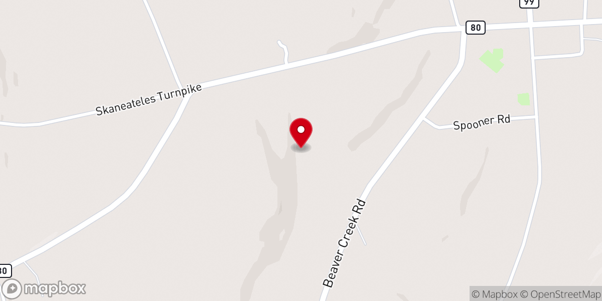 Map showing location of West Brookfield Comm Church