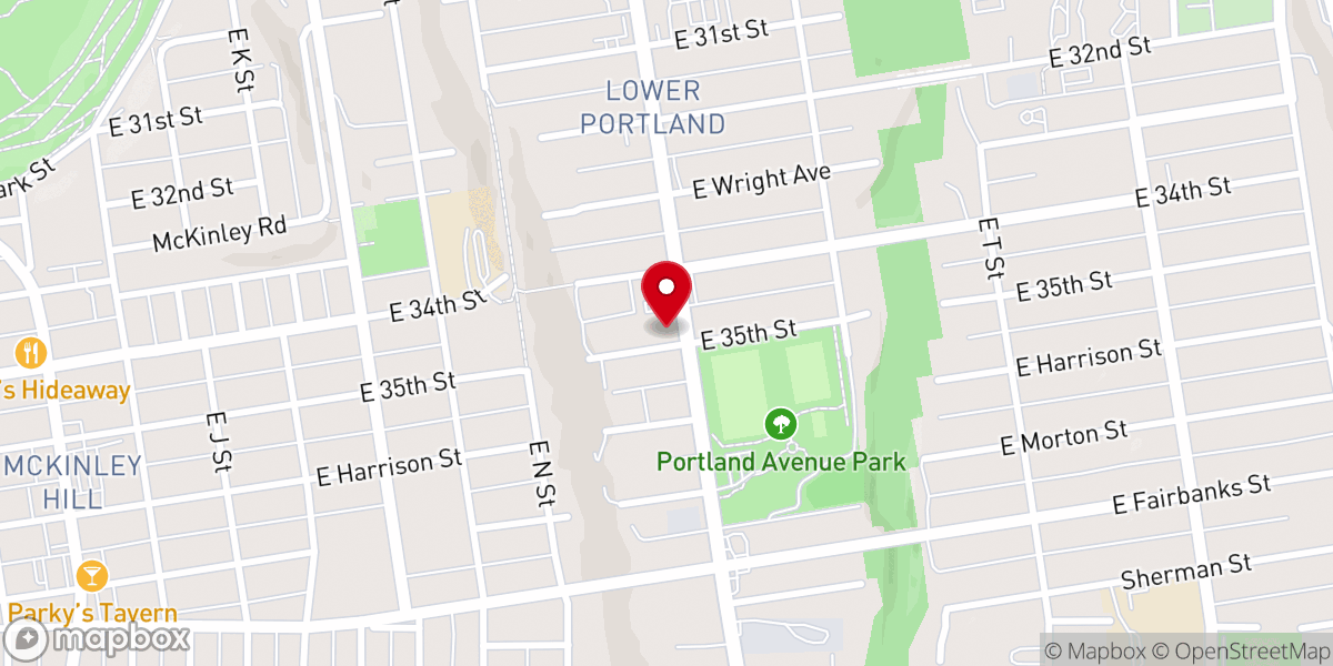 Map showing location of Sts. Peter And Paul Parish