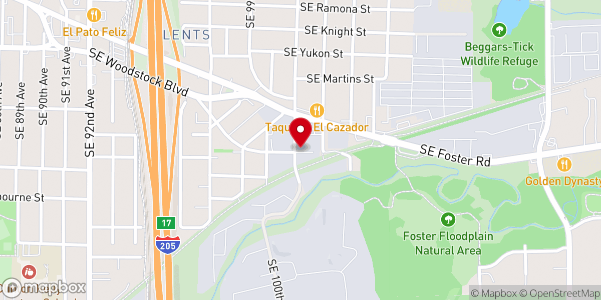 Map showing location of Bethel Church