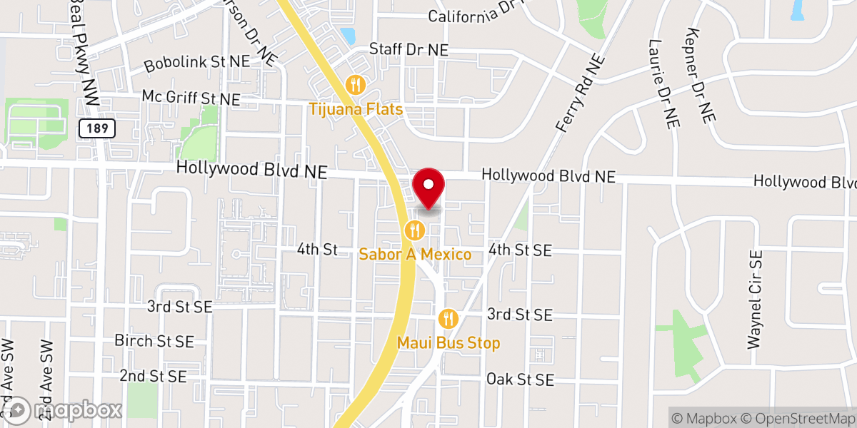 Map showing location of Ministerio Shekinah