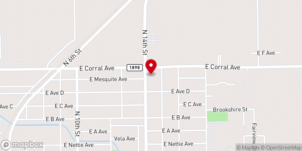 Map showing location of Nucky's Cocktail Bar