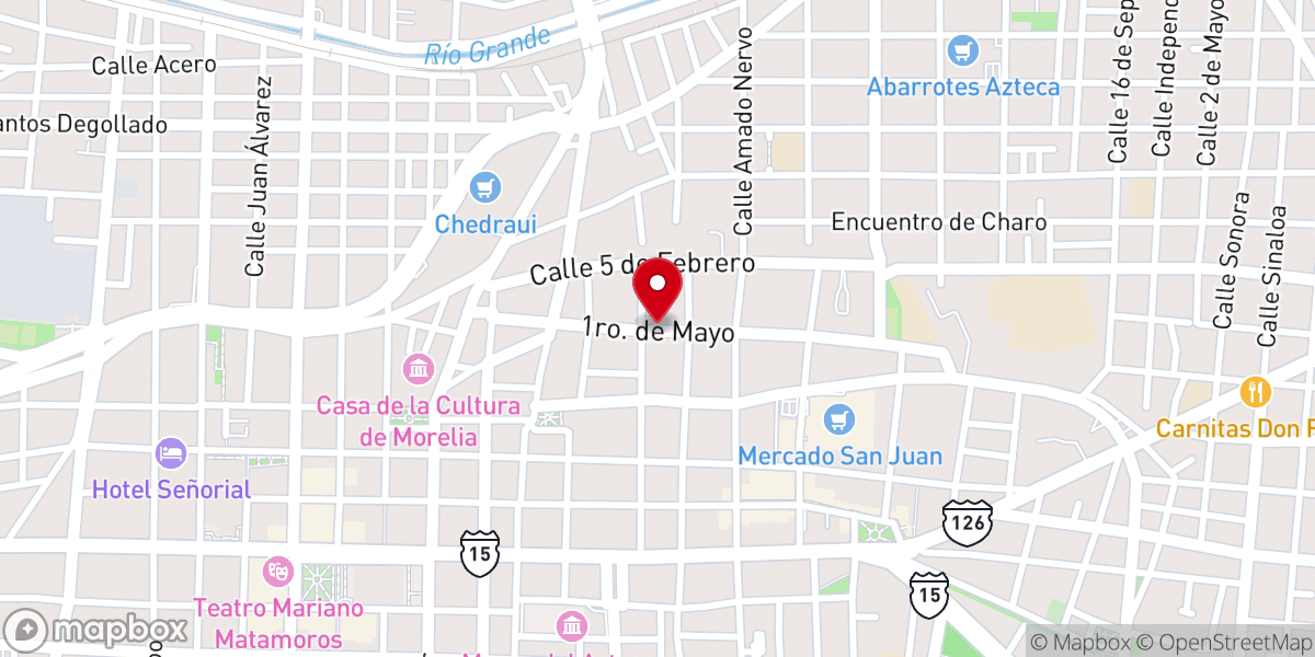 Map showing location of Curia Diocesana de Pastoral (Capilla del Sagrado Corazón de Jesús)