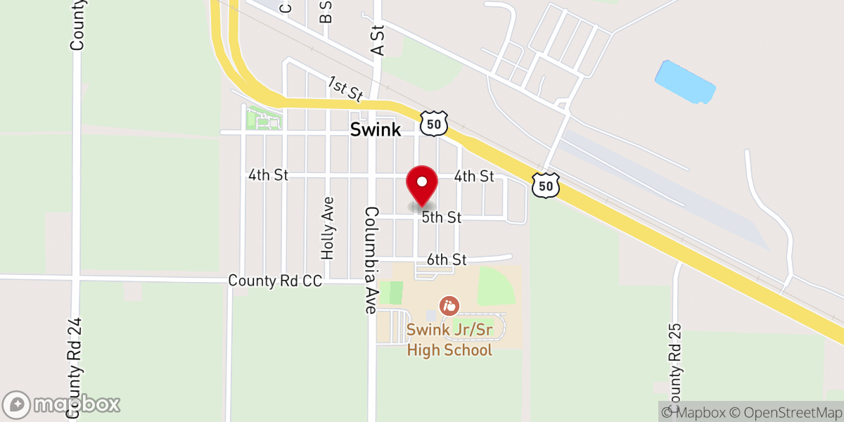 Map showing location of Mission Lutheran Church