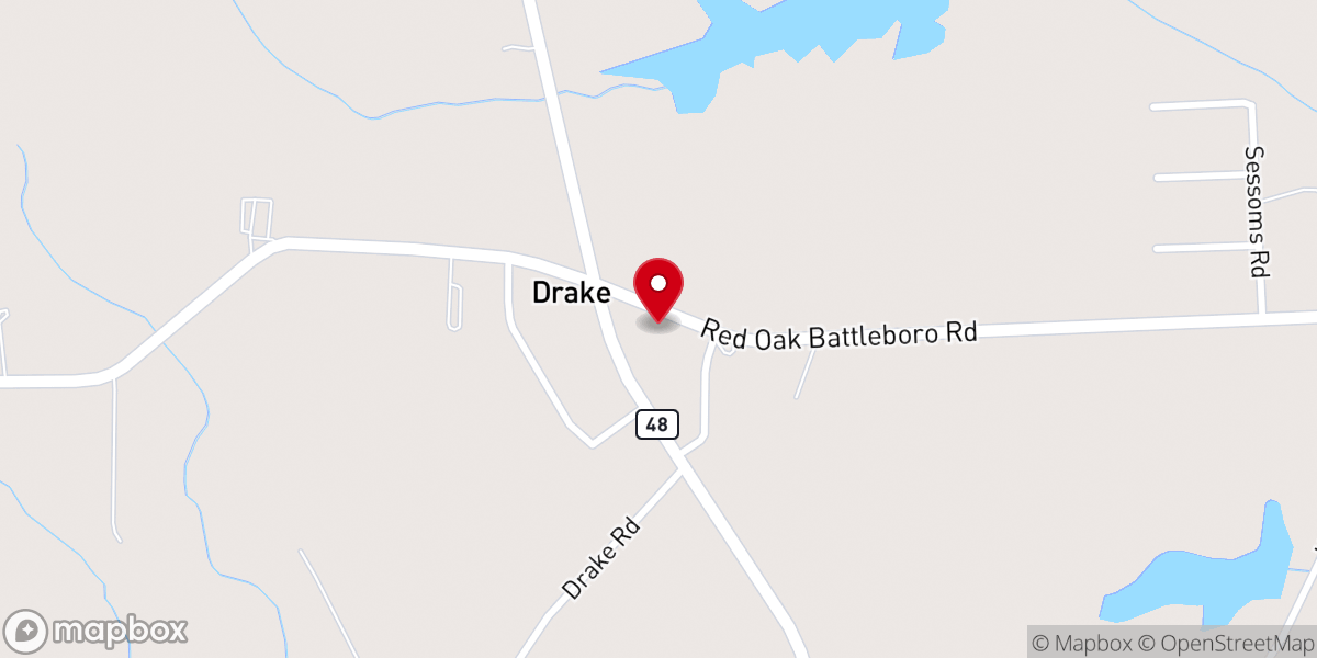 Map showing location of Mt Zion United Holy Church