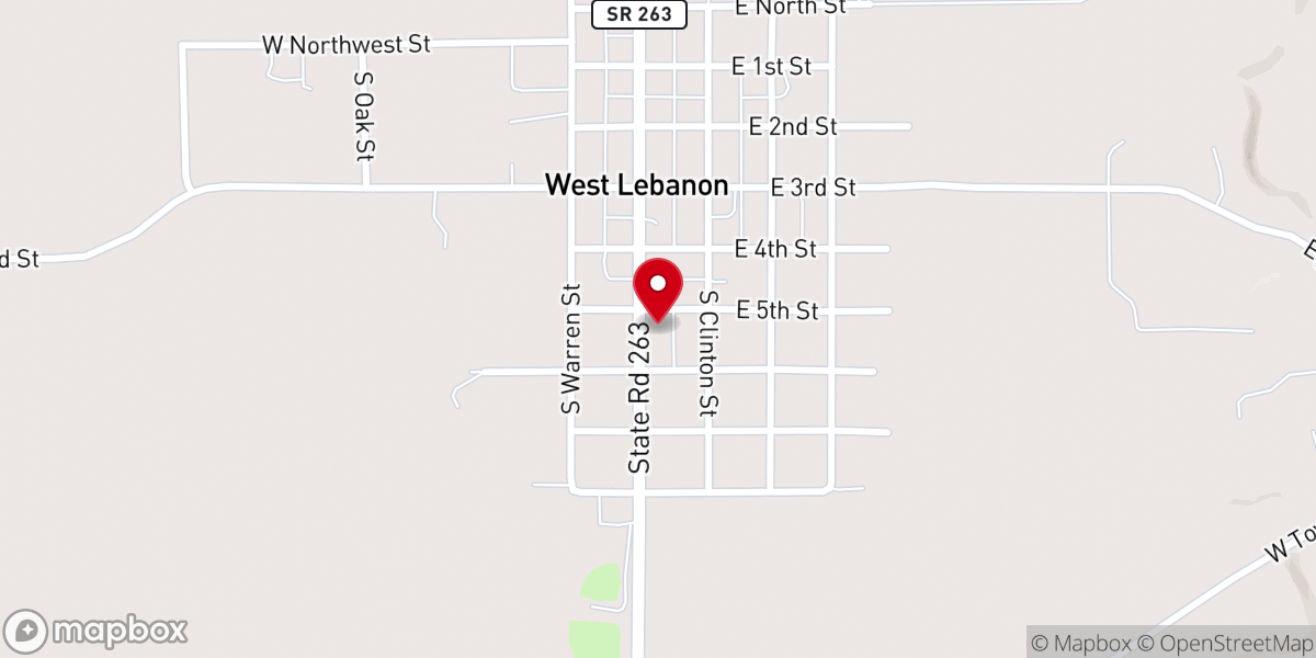 Map showing location of Church Of The Nazarene