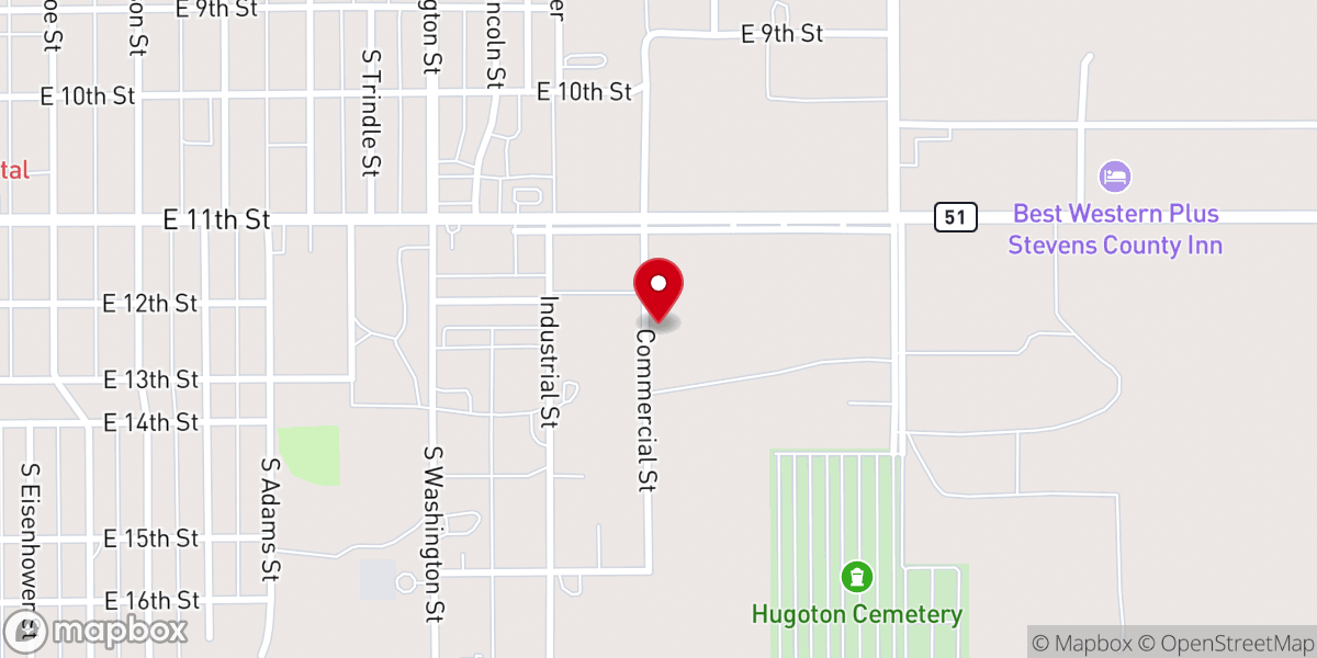 Map showing location of Peace House Ministries