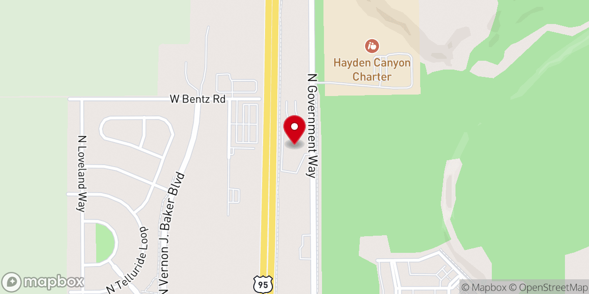 Map showing location of The King's High Way Ministries