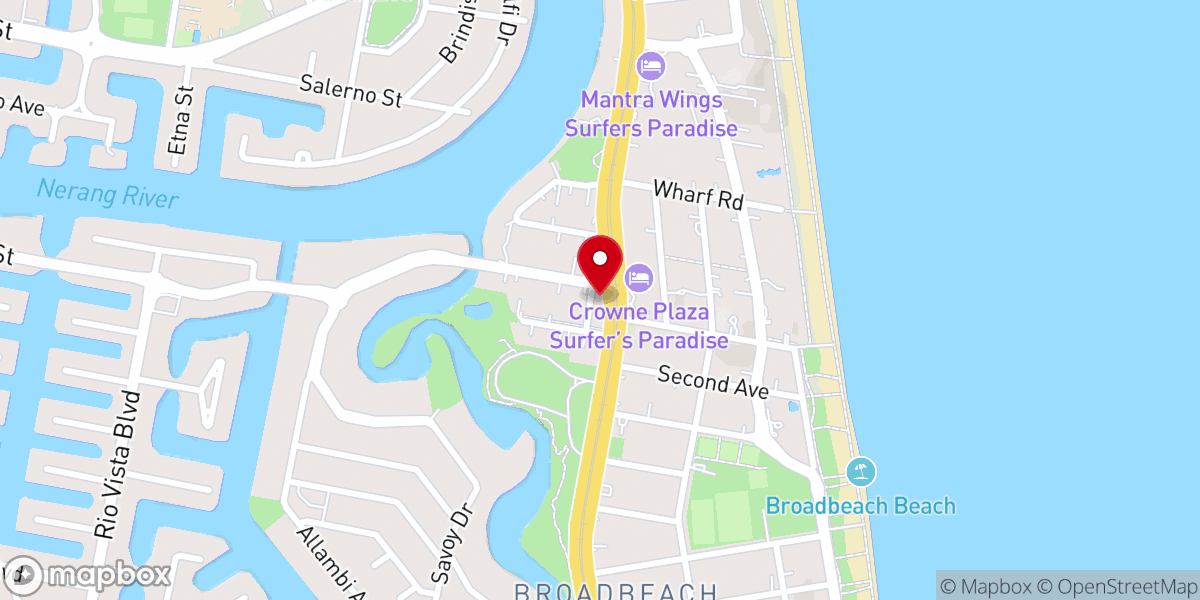 Map showing location of The River Church