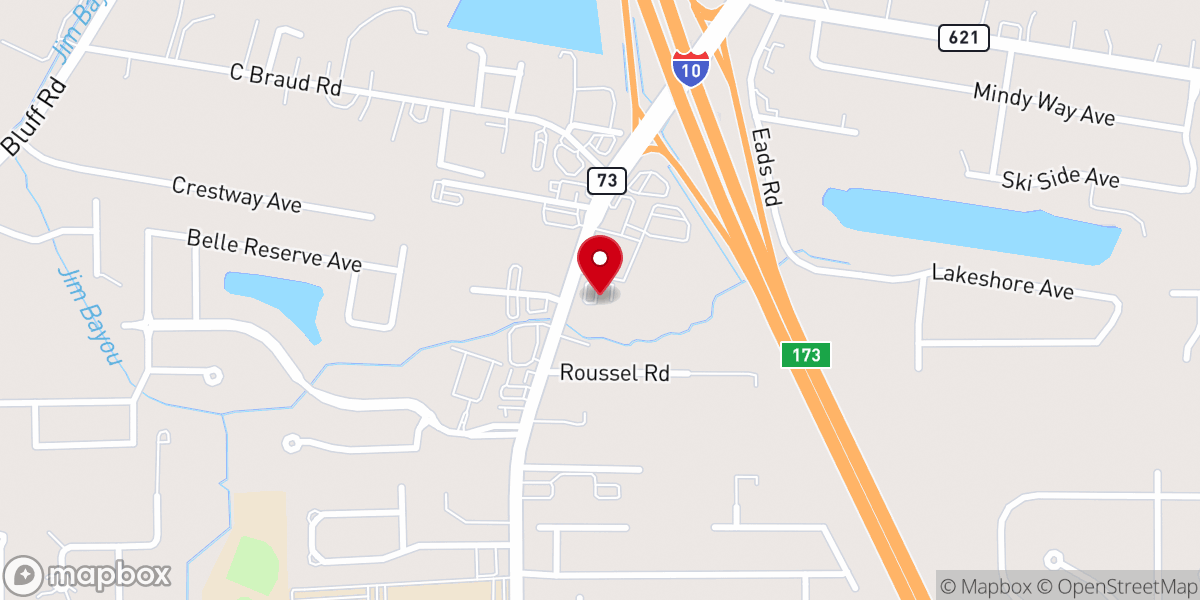 Map showing location of Mis Padres Mexican Grill & Catering