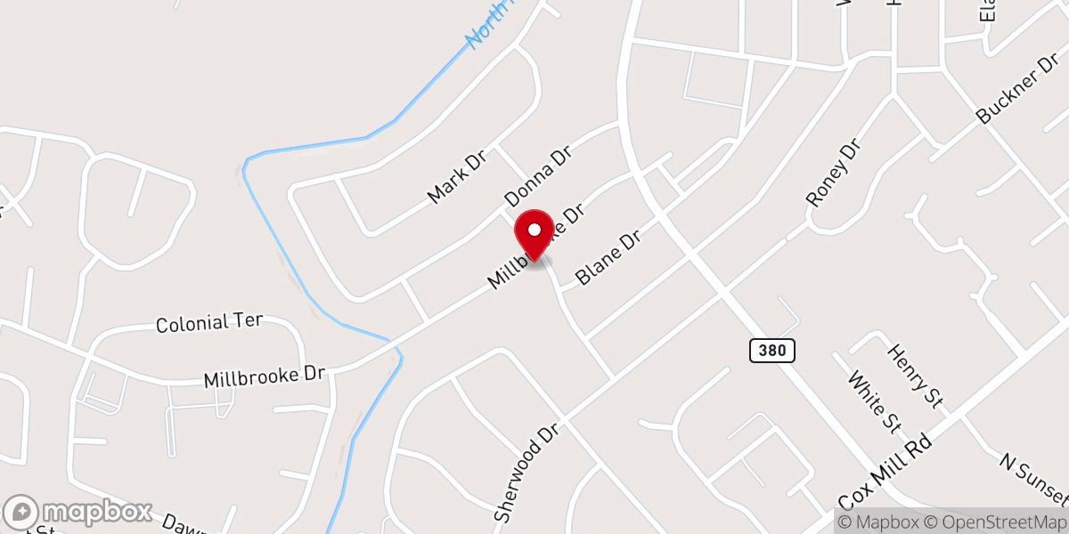 Map showing location of Church of Christ - Hopkinsville