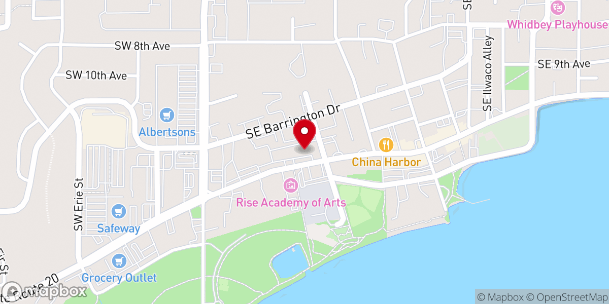 Map showing location of His Place Christian Gift Shop
