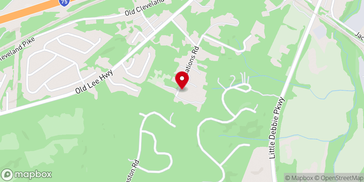 Map showing location of Calvary Life Fellowship Church