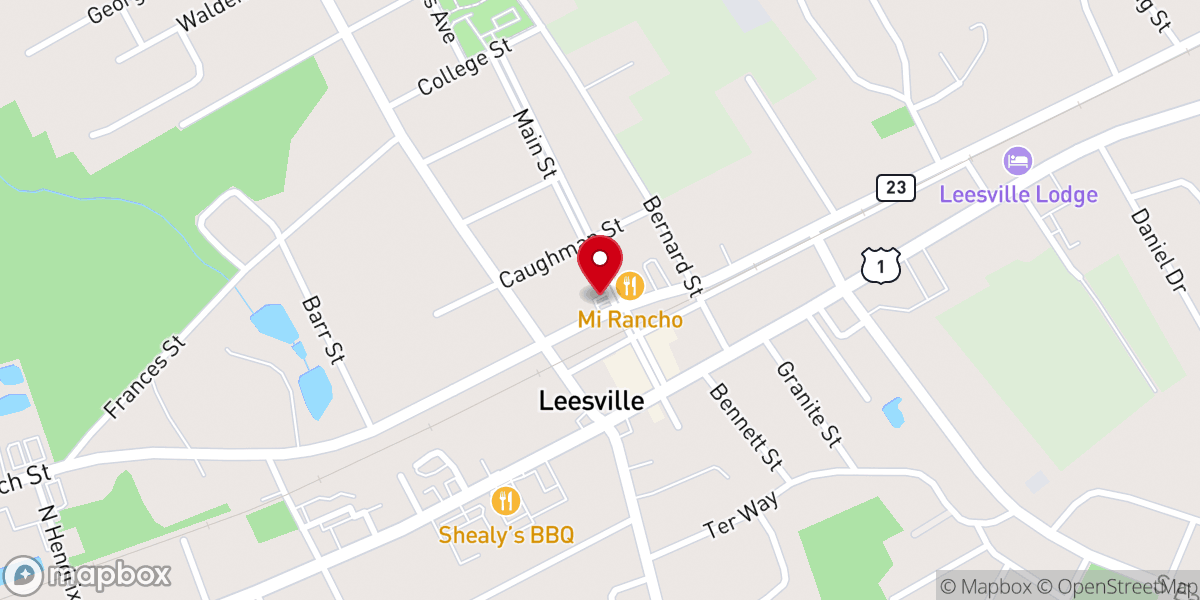 Map showing location of Mom and Pop’s