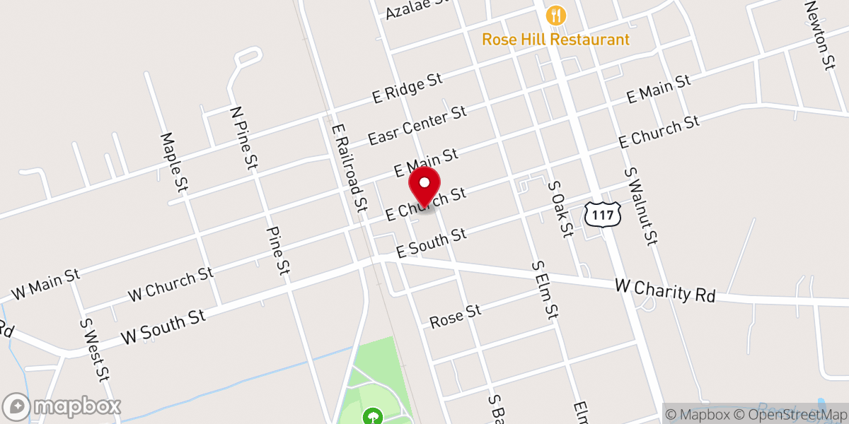 Map showing location of United States Postal Service