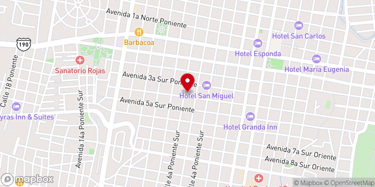 Map showing location of Catedral Ortodoxa Mexicana de San Pascualito