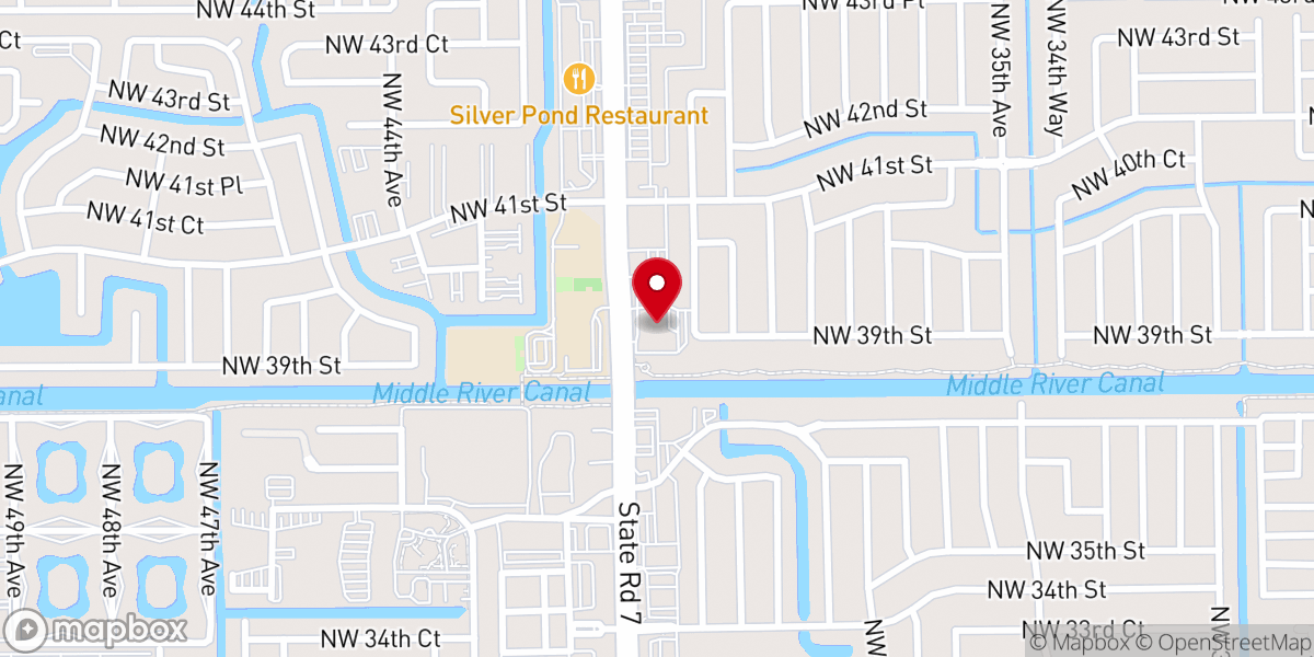 Map showing location of Merrell United Methodist Church
