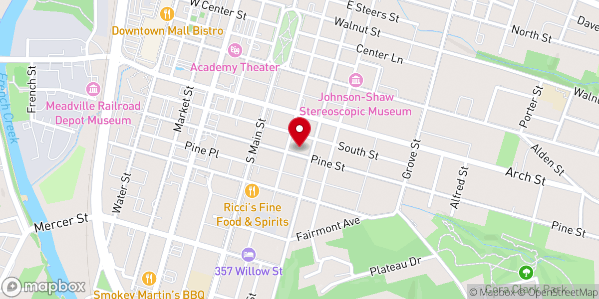 Map showing location of Seton Catholic School