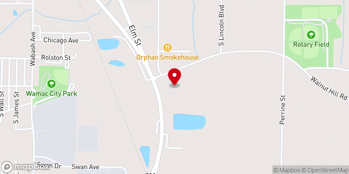 Map showing location of Crossroads Church of Centralia