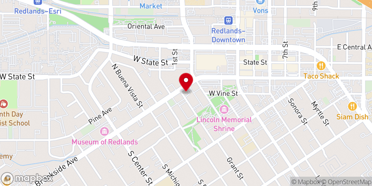 Map showing location of Cortner Chapel