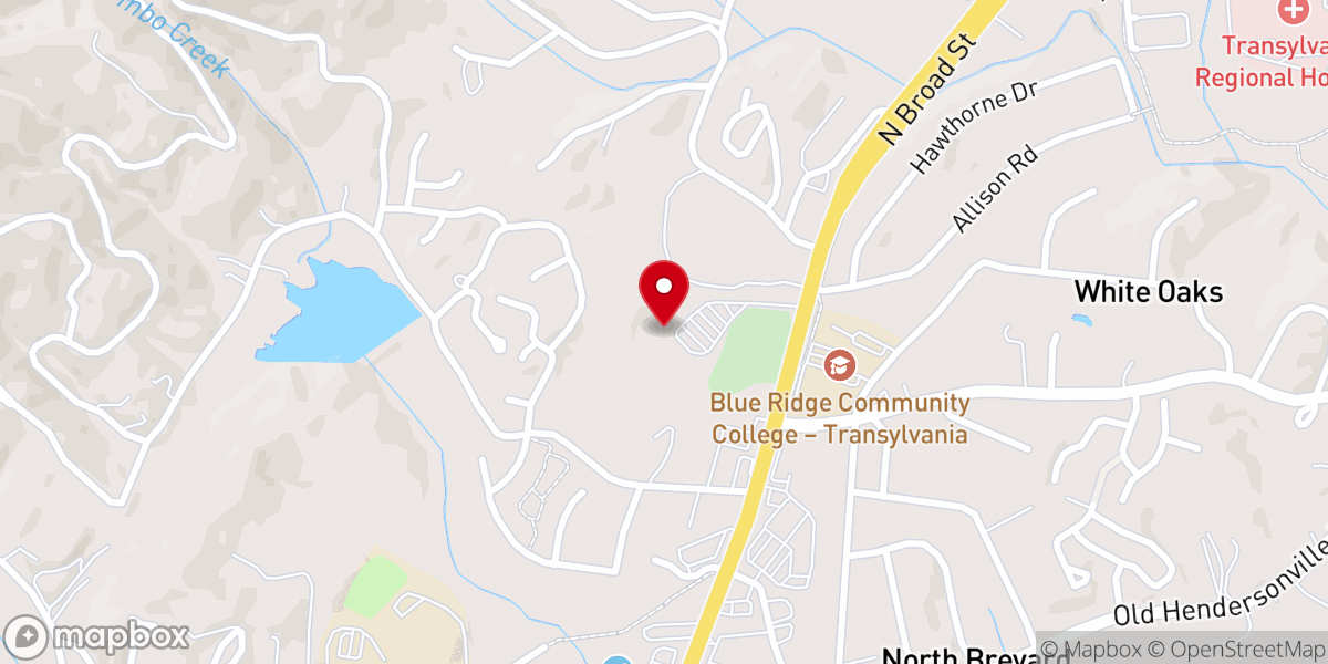 Map showing location of Sacred Heart Catholic Church