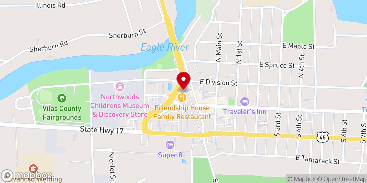 Map showing location of First Congregational Church Fbo Jane Zipperer Trust