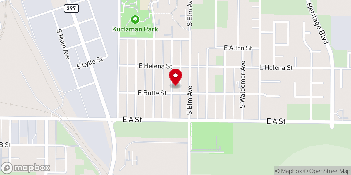 Map showing location of Morning Star Baptist Church