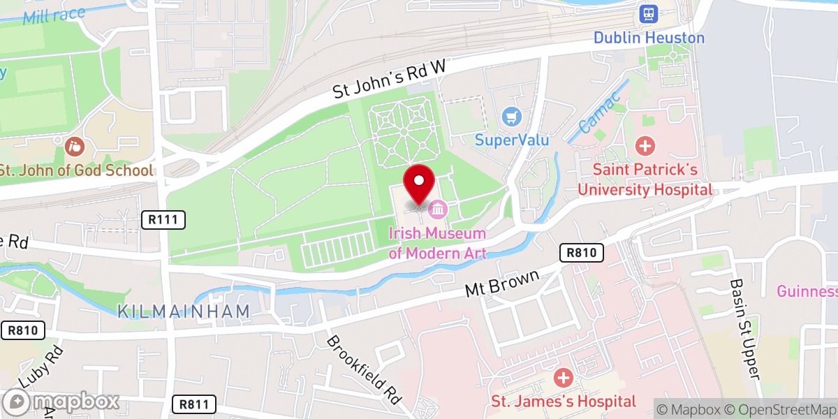 Map showing location of The Royal Hospital Kilmainham