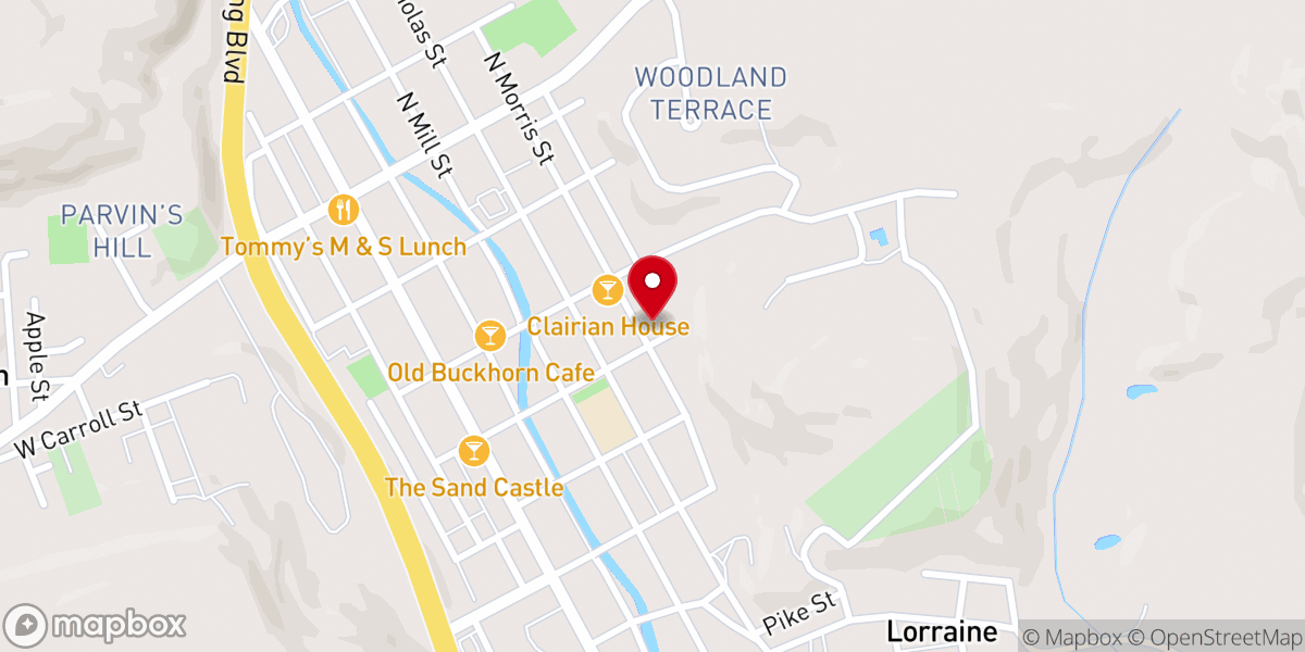 Map showing location of Saint Mary Byzantine Catholic Church