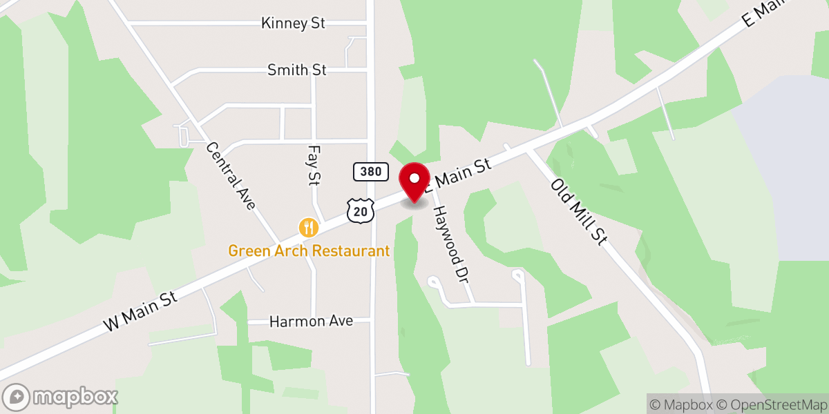Map showing location of Tri-Church Parish