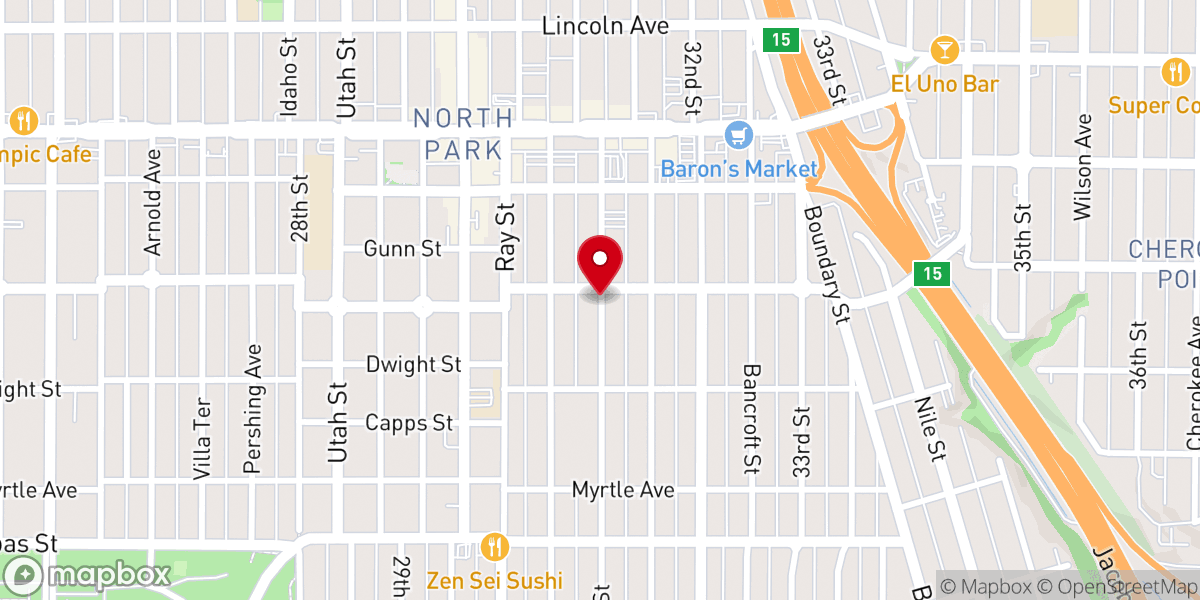 Map showing location of Insight San Diego