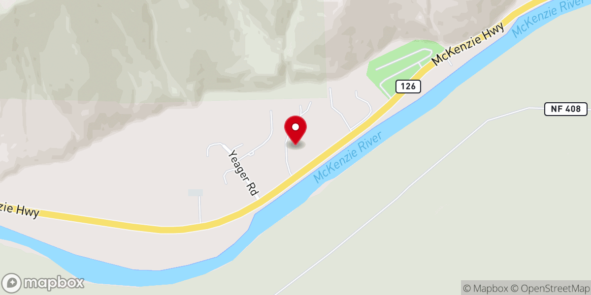Map showing location of Living Water Family Fellowship