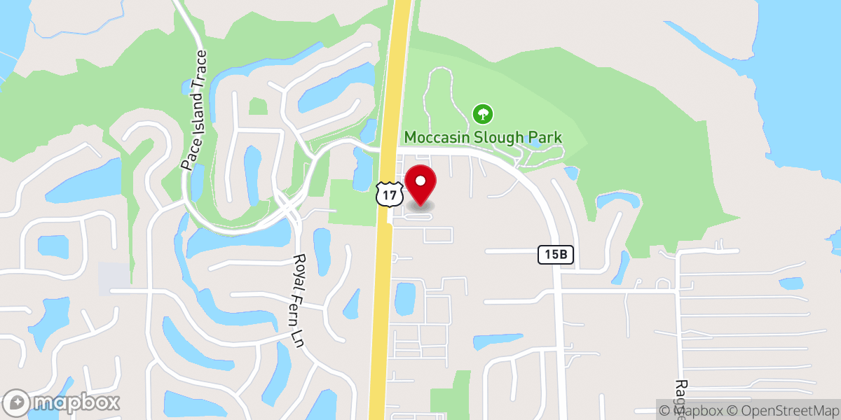 Map showing location of Heritage Baptist Church & Christian Academy