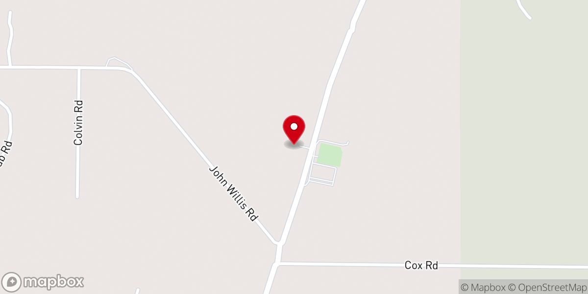 Map showing location of Big Level Community Center