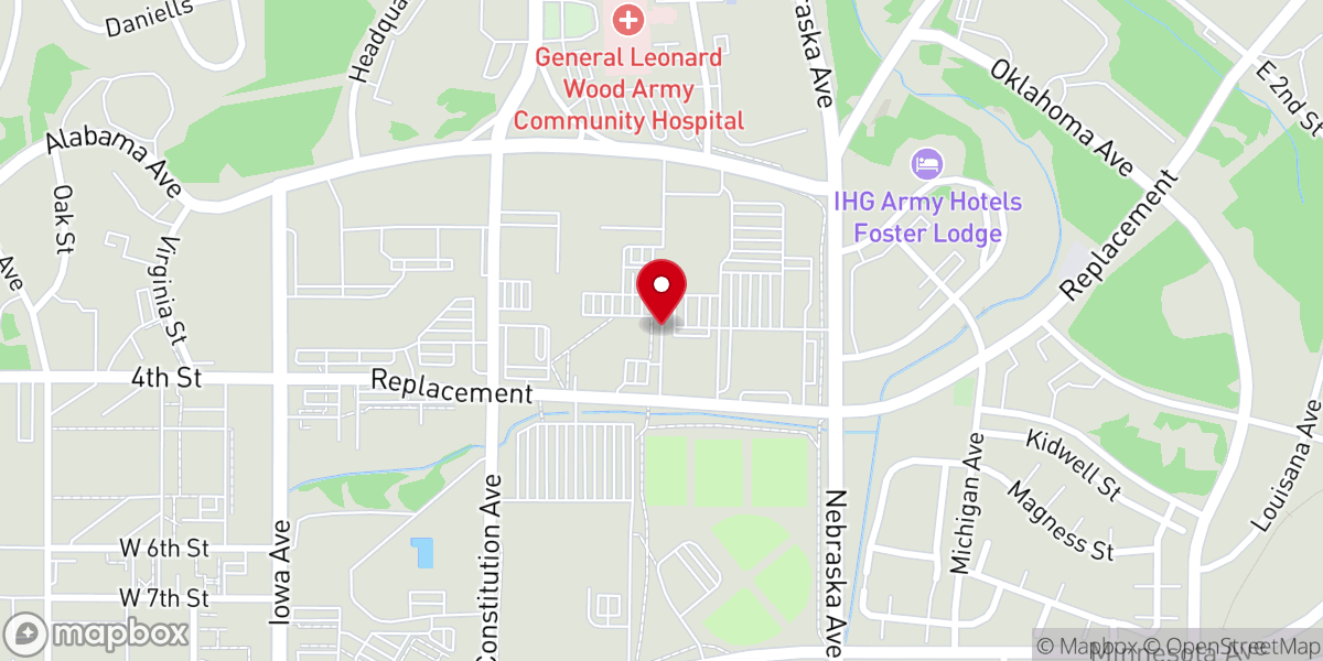 Map showing location of The Church of Jesus Christ of Latter-day Saints