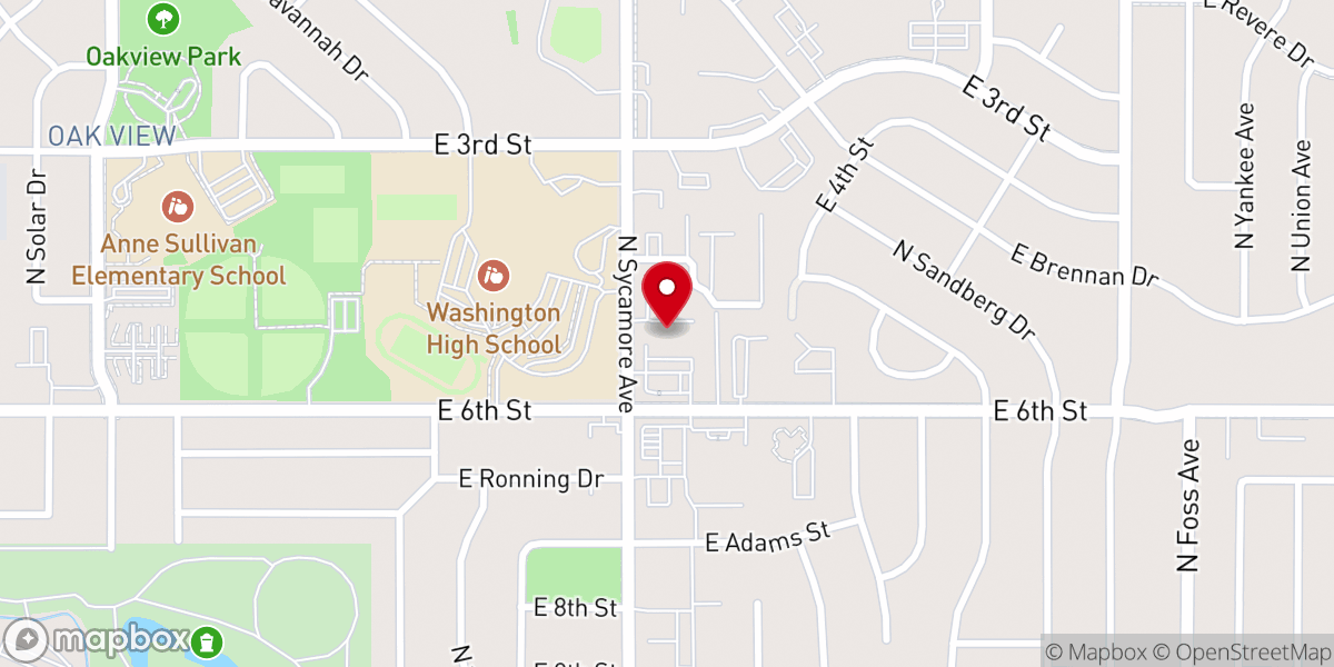 Map showing location of Saint Olga Russian Orthodox Church