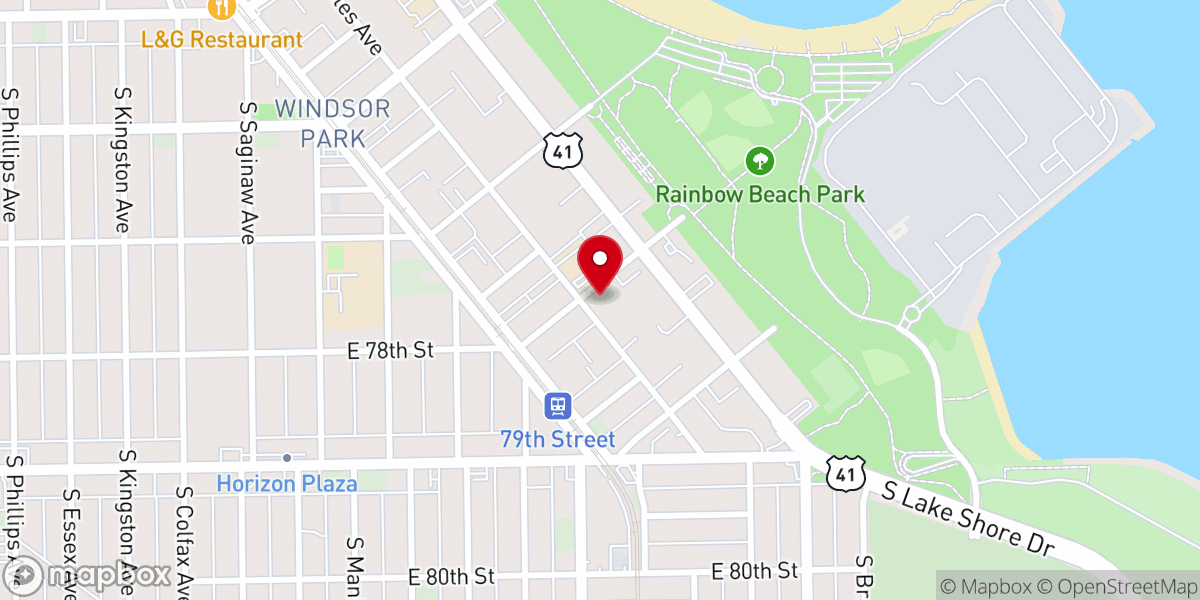 Map showing location of Saint Bride Roman Catholic Church