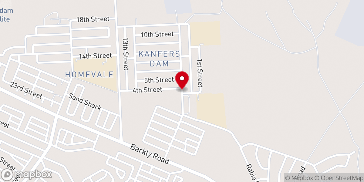 Map showing location of Christian family church Int Kimberley