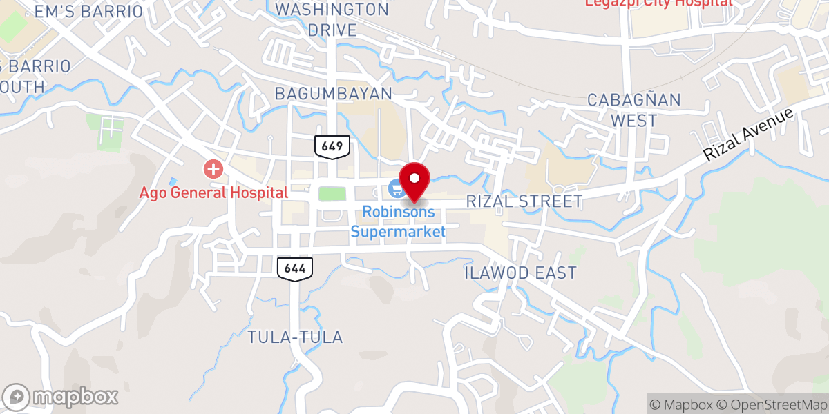 Map showing location of JHTM CG Ambasaddor Agape
