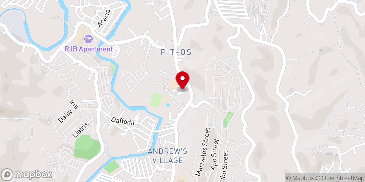 Map showing location of North Cebu Baptist Church