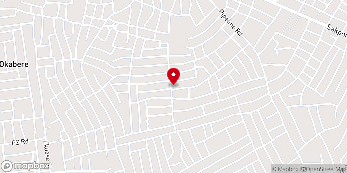 Map showing location of Mountain Of Fire And Miracles Ministries Oka Market Zonal Headquarters