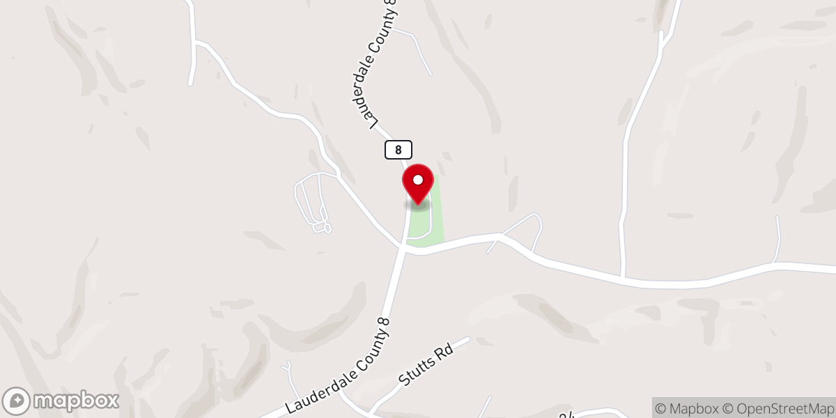Map showing location of Milners Chapel & Cemetery