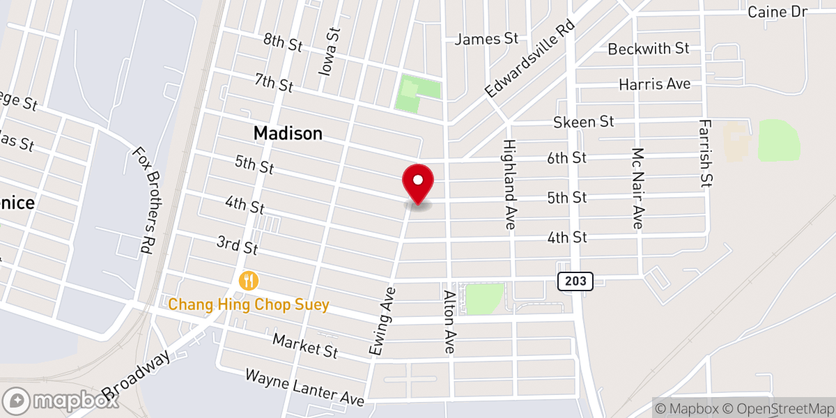 Map showing location of Nativity of the Virgin Mary Orthodox Church