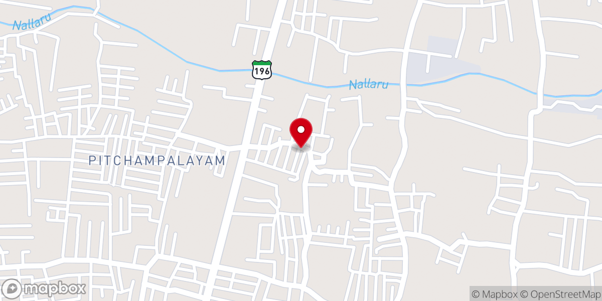 Map showing location of JMB King's Palace Church